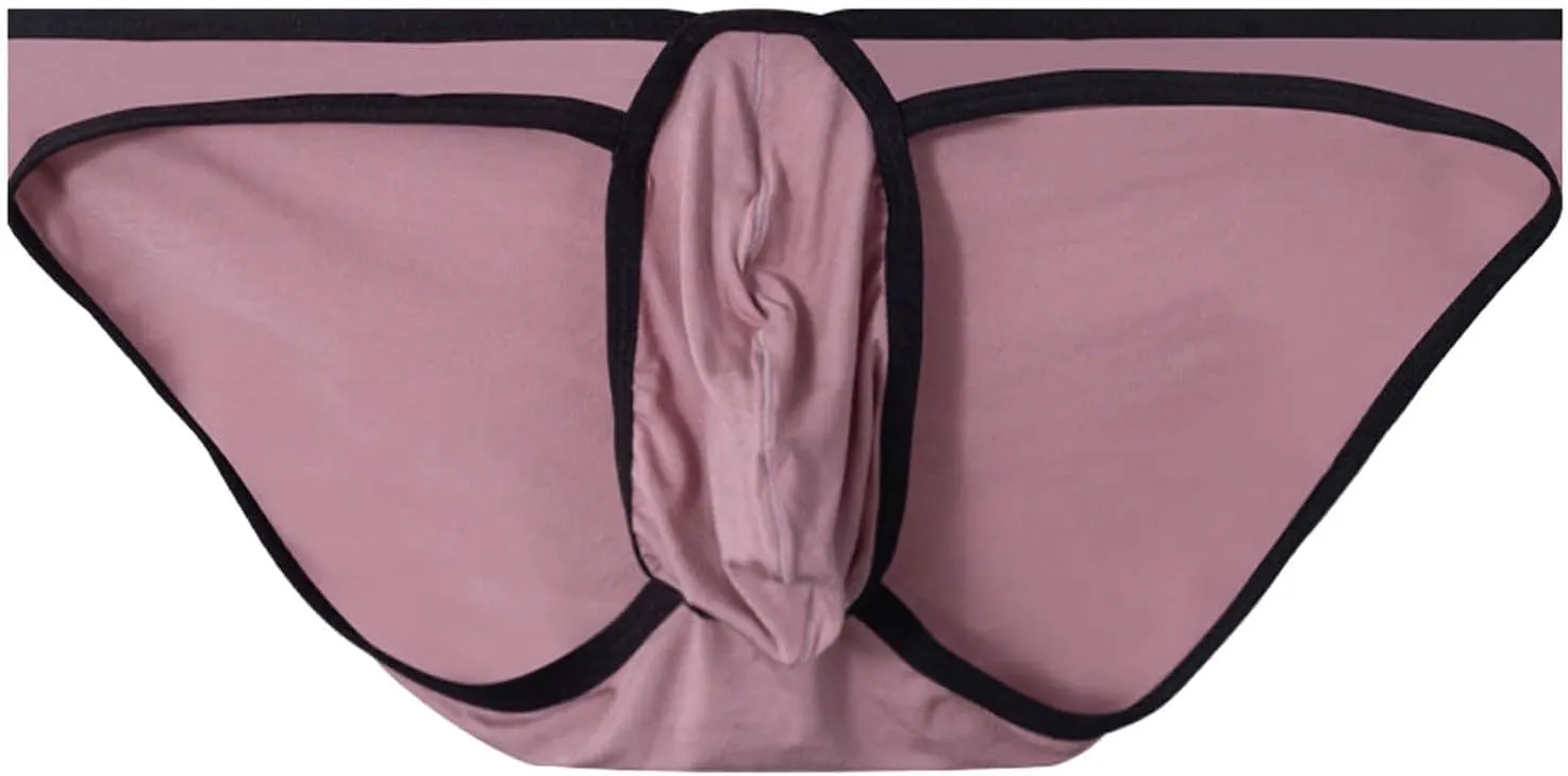 Men's Underwear Boxer,Sexy Underwear Briefs Revealing Buttocks Lifting Double Valentines Day Underwear for Men