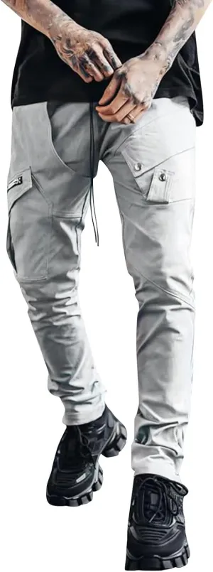 Mens Workout Cargo Sweatpants Men's Winter Fleece Pants Sherpa Lined Warm Sweatpants Active Running Jogger Outdoor