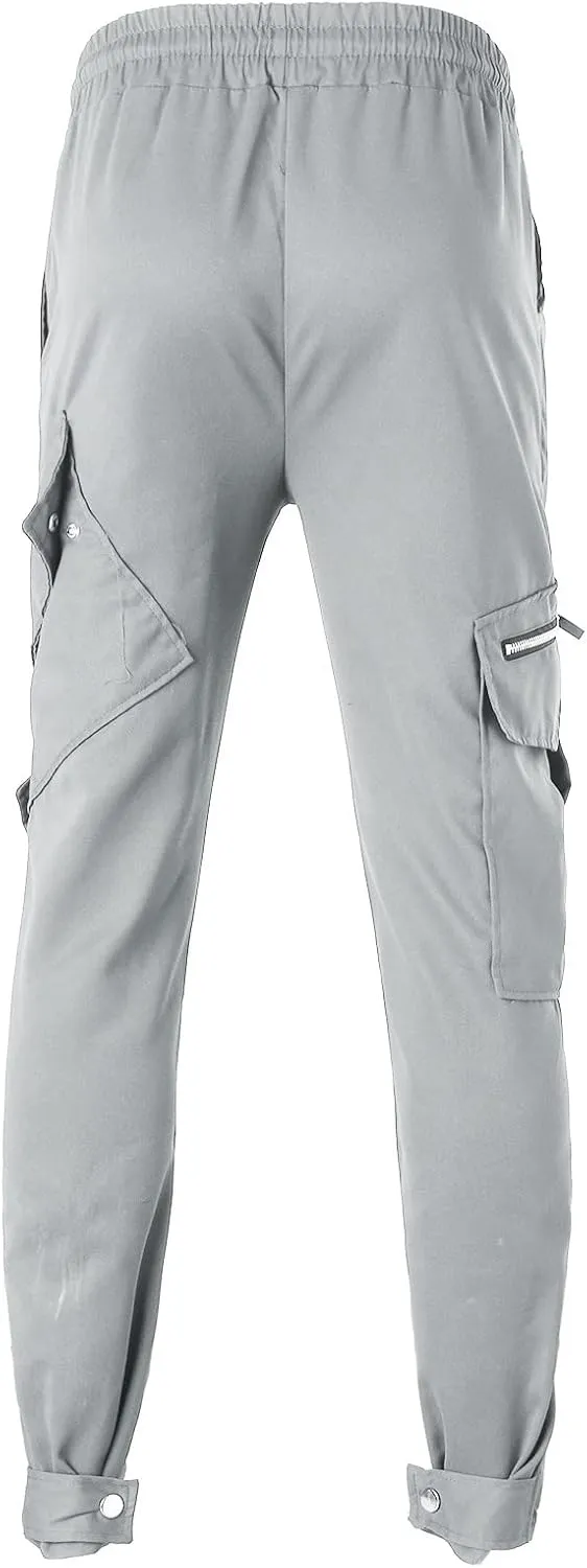 Mens Workout Cargo Sweatpants Men's Winter Fleece Pants Sherpa Lined Warm Sweatpants Active Running Jogger Outdoor