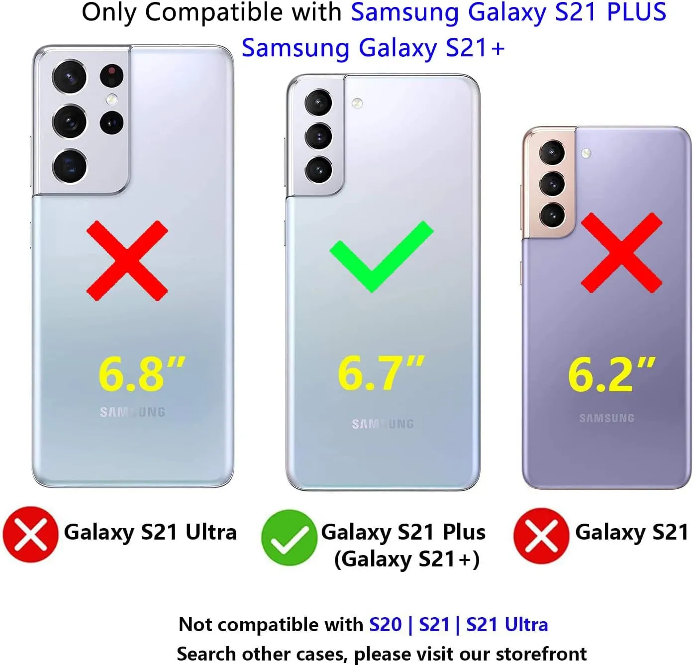 Military Grade Drop Impact Case for Samsung Galaxy S21 Plus 5G - 360 Metal Rotating Ring Kickstand Holder - Armor Heavy Duty Shockproof - Silver
