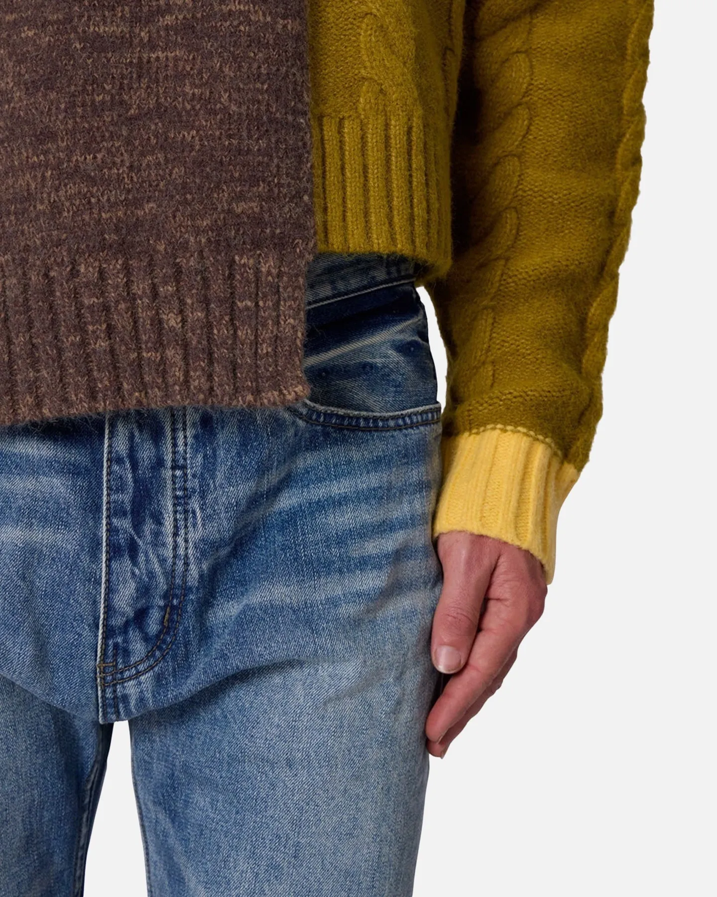 MNML Mix Match Knitted Sweater Multi