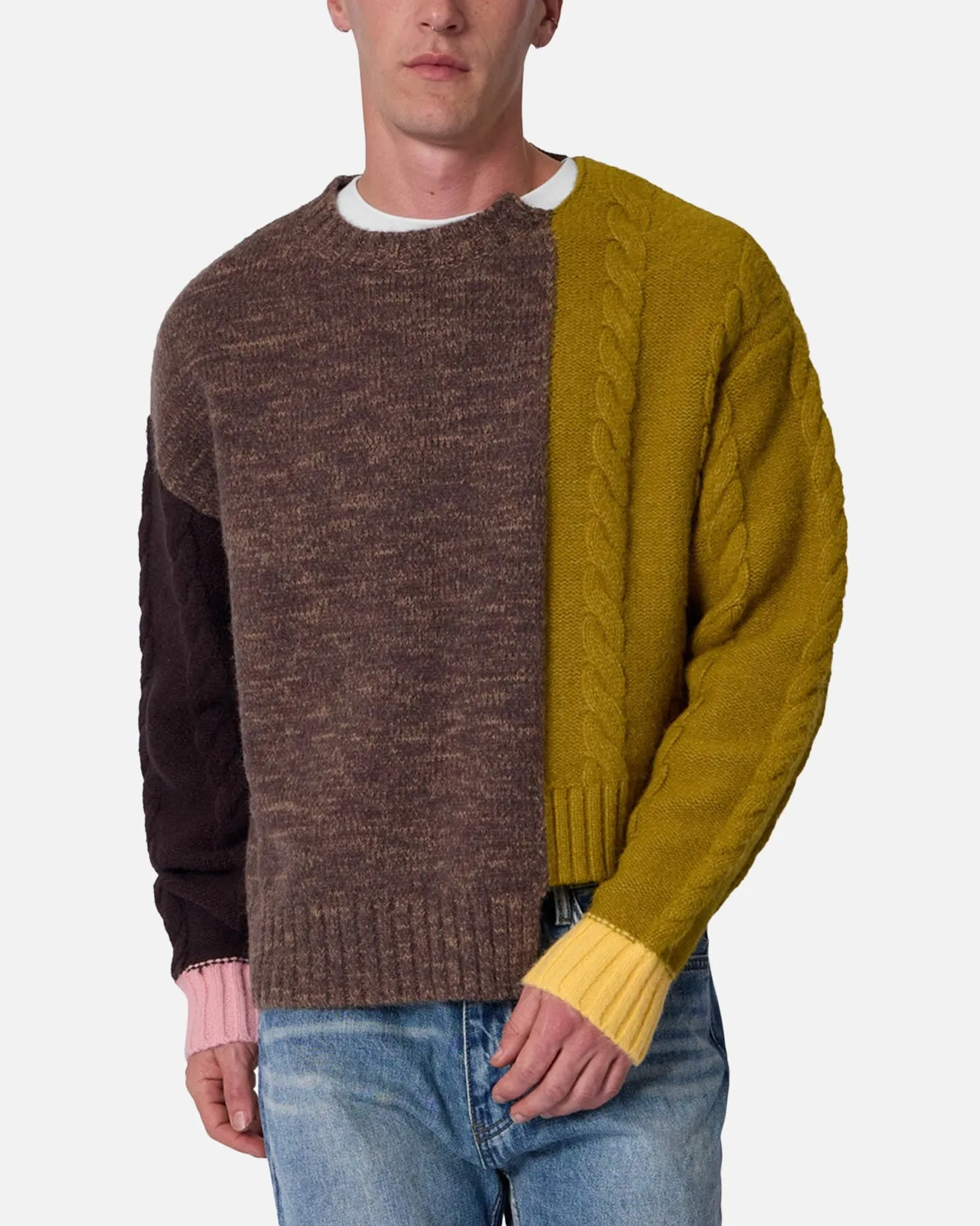 MNML Mix Match Knitted Sweater Multi