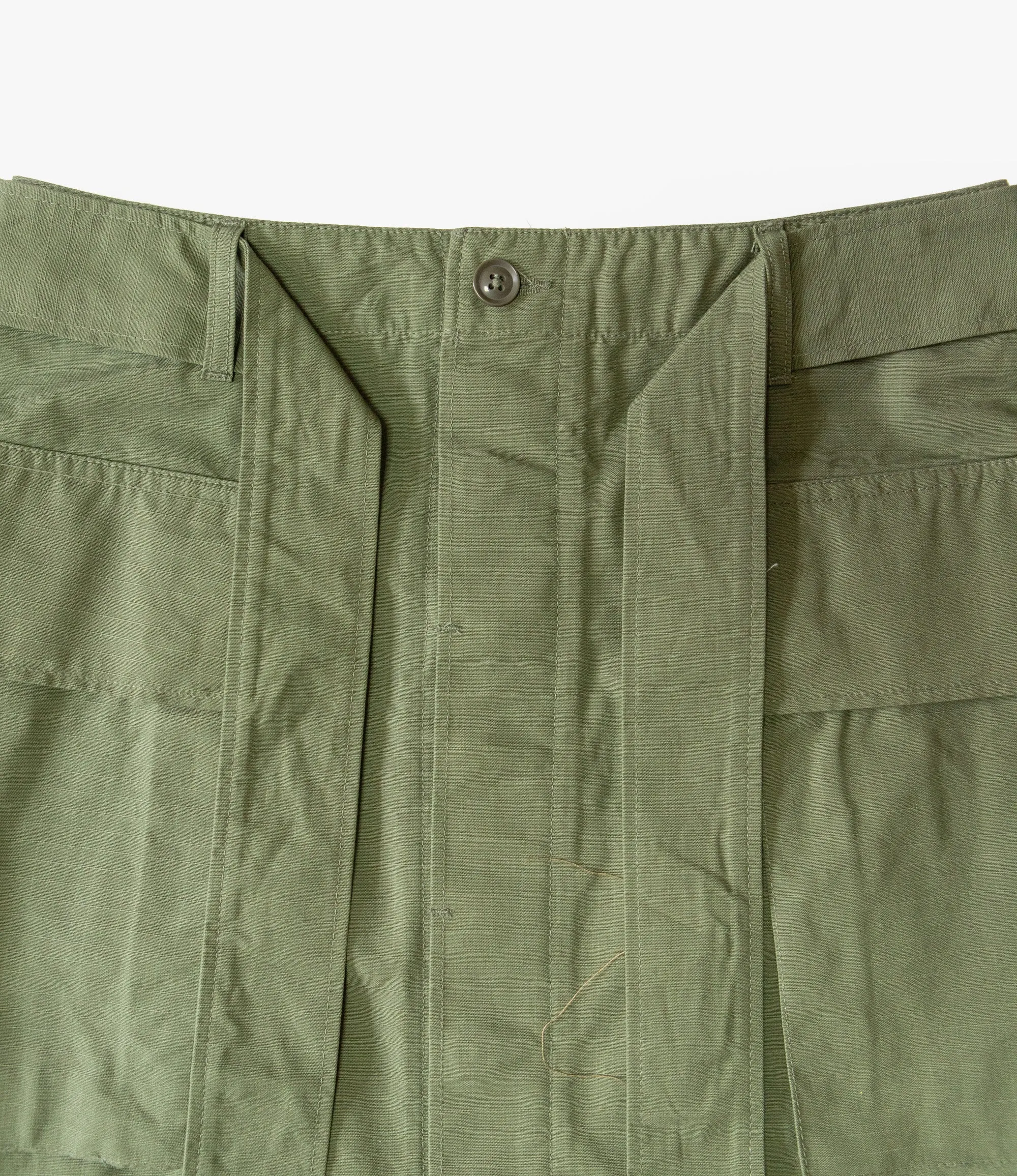 Monkey Skirt – Olive Ripstop Cotton