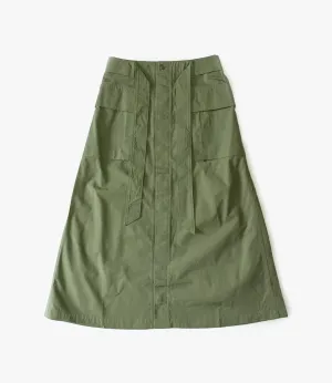 Monkey Skirt – Olive Ripstop Cotton