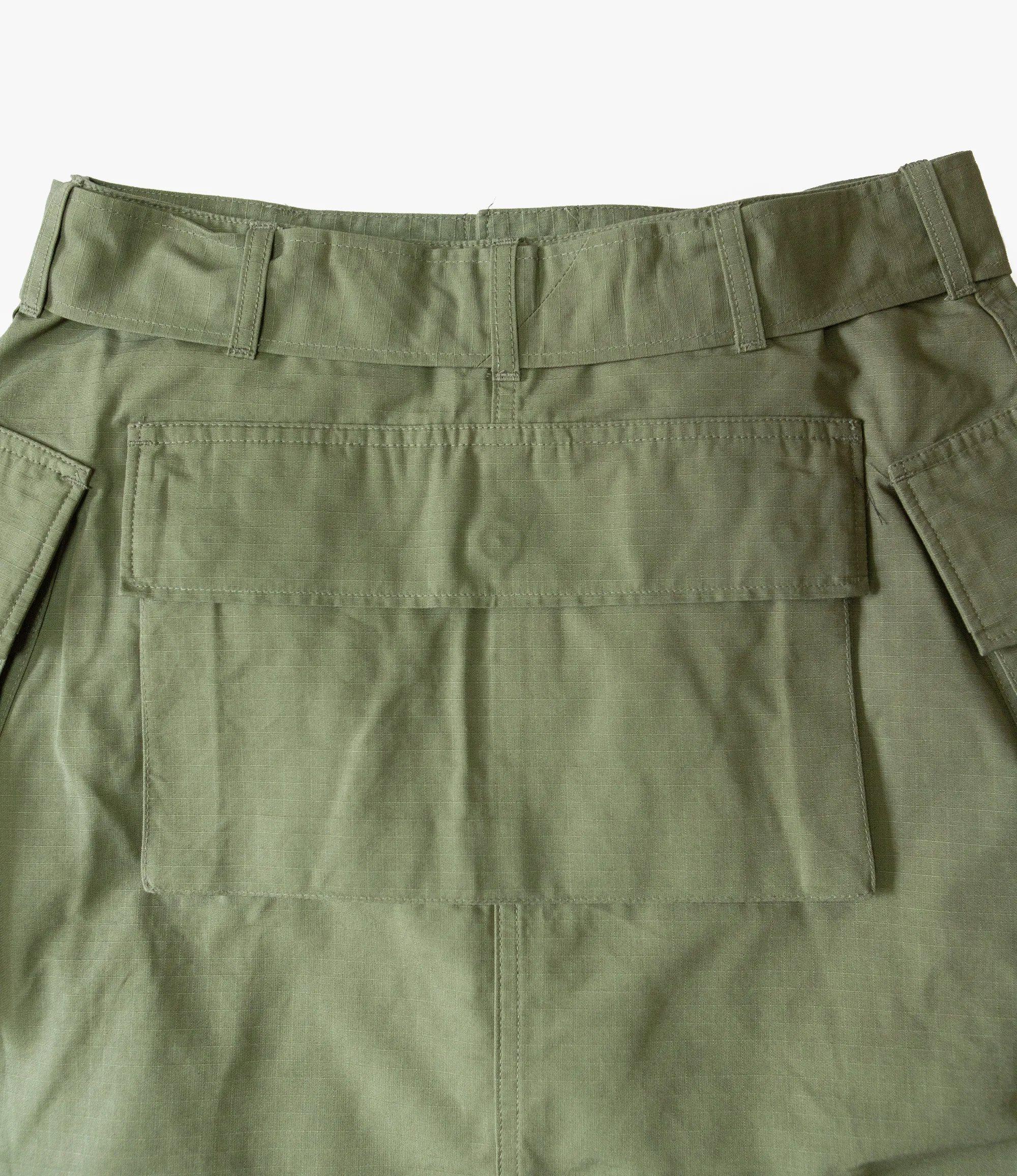 Monkey Skirt – Olive Ripstop Cotton