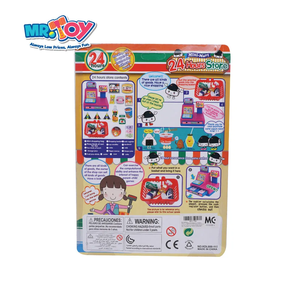 (MR.DIY) KAIDILONG 24 Hours Convenient Mini Mart Store Role Play Set