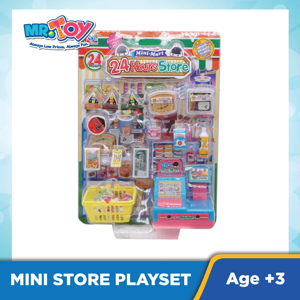 (MR.DIY) KAIDILONG 24 Hours Convenient Mini Mart Store Role Play Set