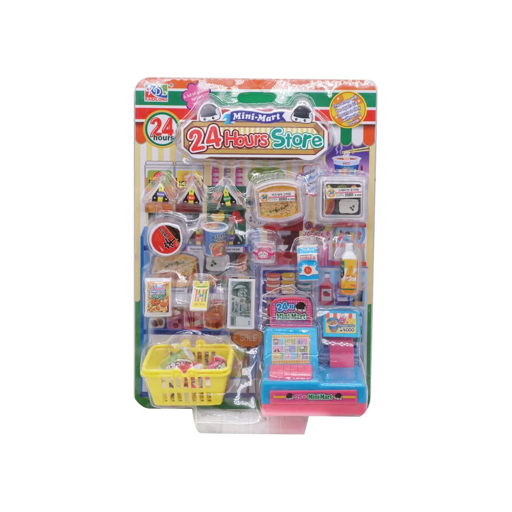 (MR.DIY) KAIDILONG 24 Hours Convenient Mini Mart Store Role Play Set