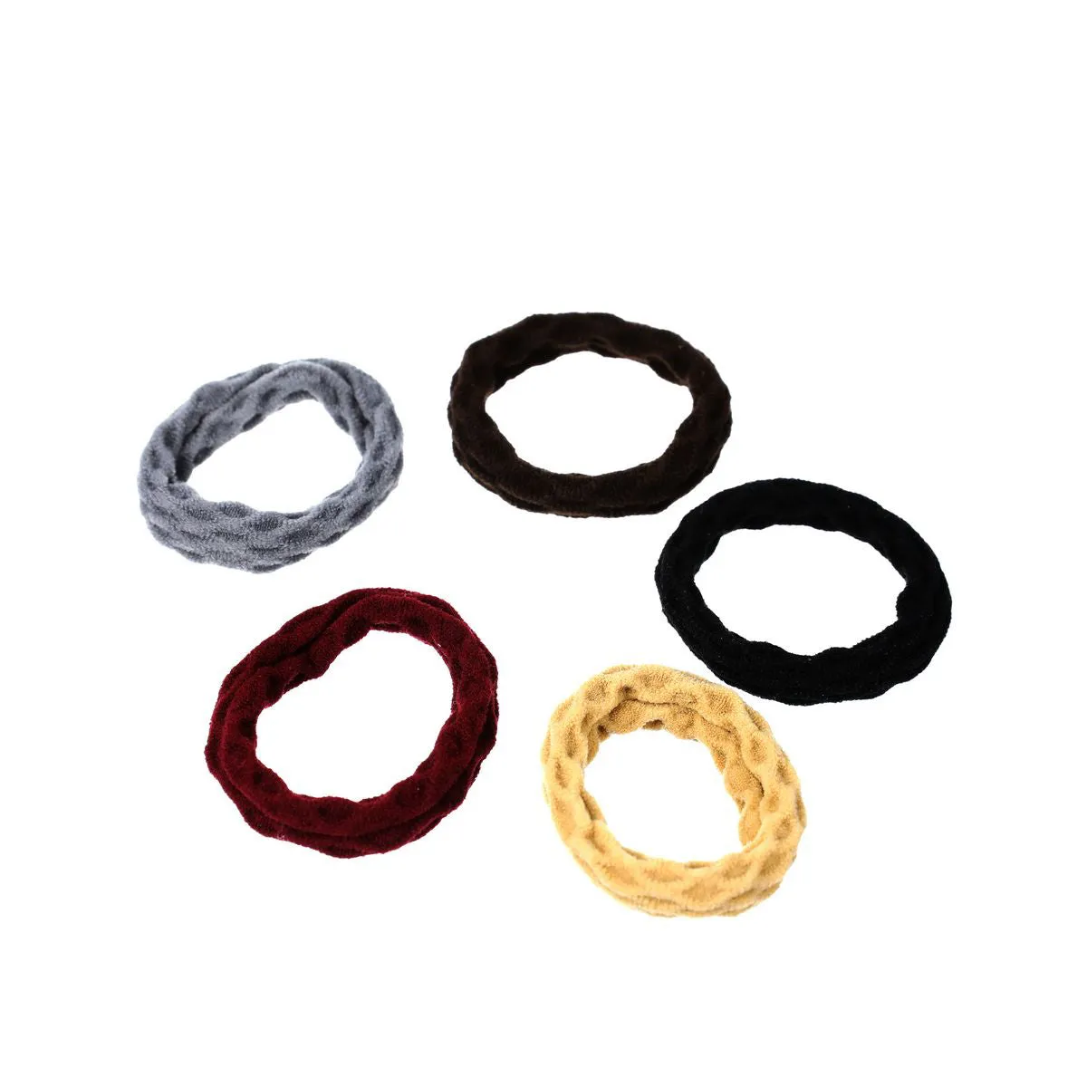 (MR.DIY) Premium Wave Diamond Rubber Hairband