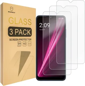Mr.Shield [3-Pack] Designed For T-MOBILE REVVL 6 5G / REVVL 6x 5G [Tempered Glass] [Japan Glass with 9H Hardness] Screen Protector