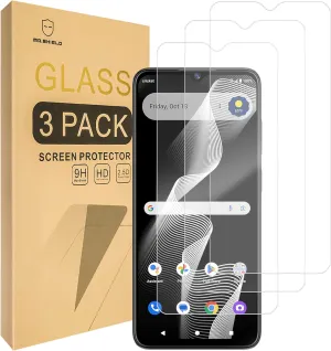 Mr.Shield Screen Protector compatible with Cricket Debut S3 [Tempered Glass] [3-Pack] [Japan Glass with 9H Hardness]