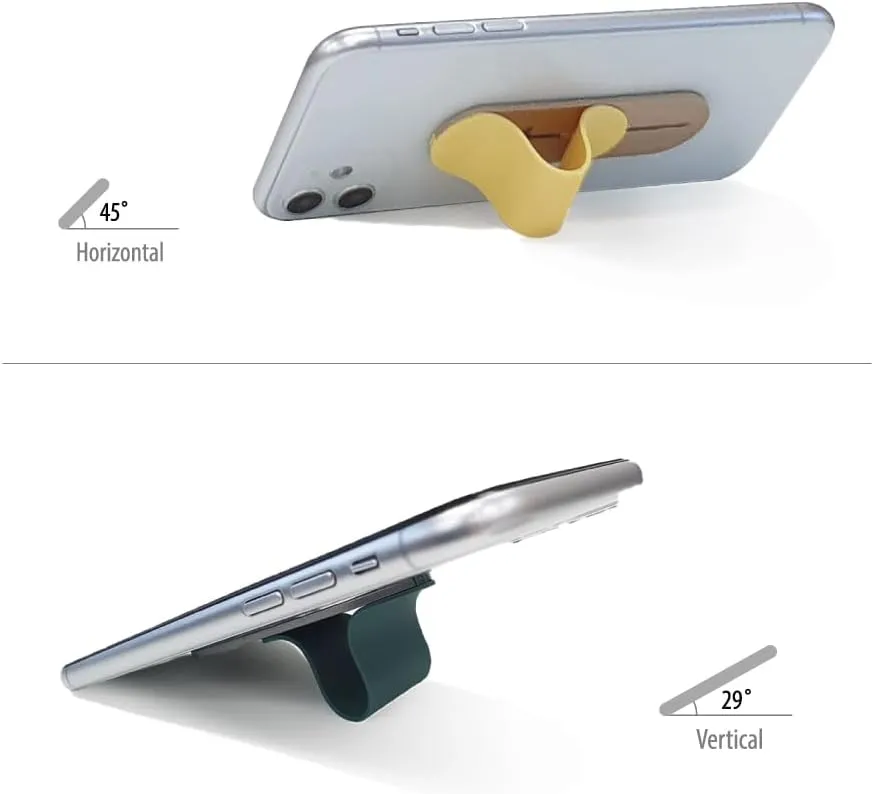 MULTI BAND Original Phone Grip, Secure Hand Strap Holder, Slim Fashionable Finger Loop Selfie Grip, Phone Stand Compatible with Most Smartphones