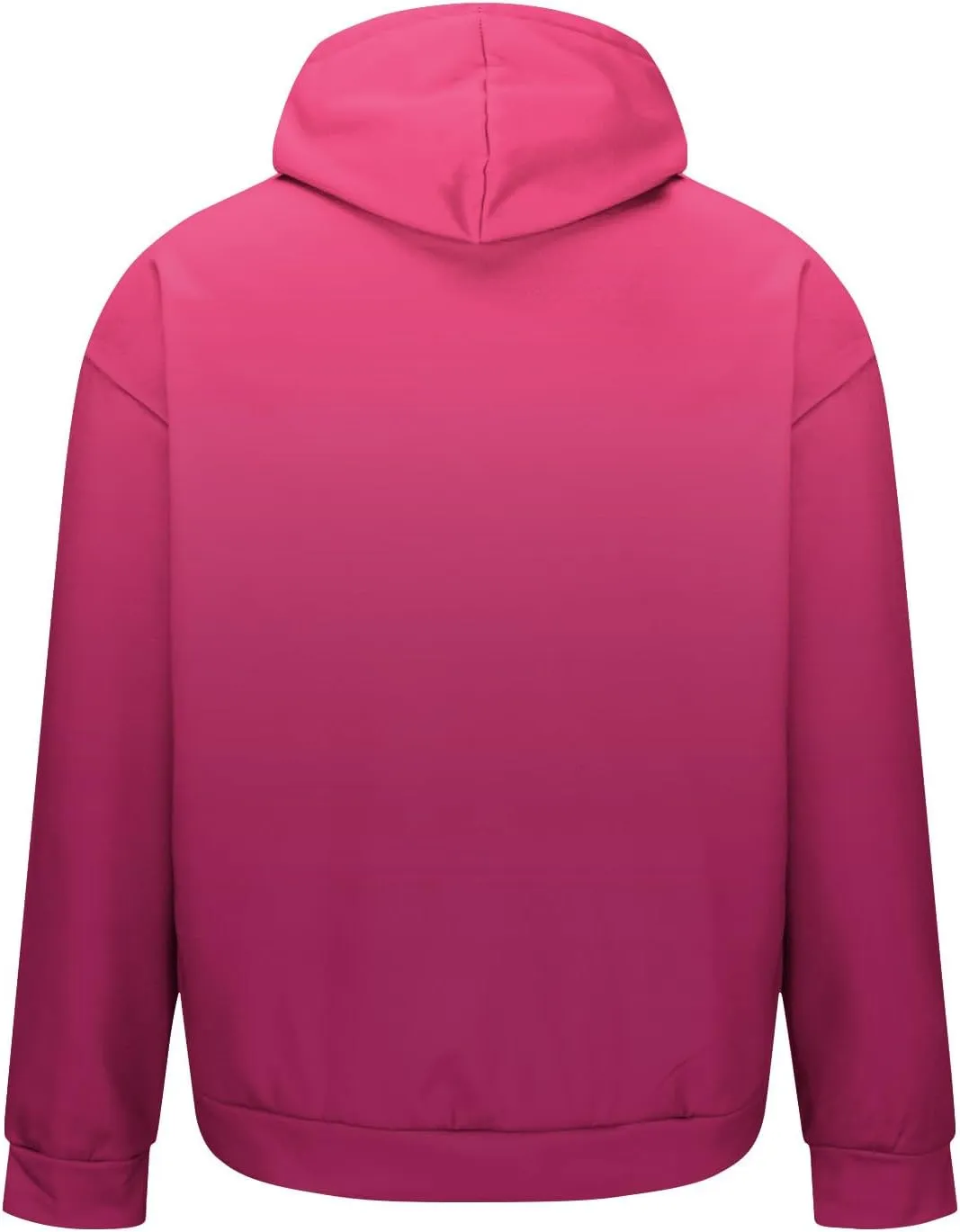 Muscularfit Mens Hooded Sweatshirt Drawstring Long Sleeve Gradient Color Casual Pullover Shirt Gym Athletic Oversized Hoodie