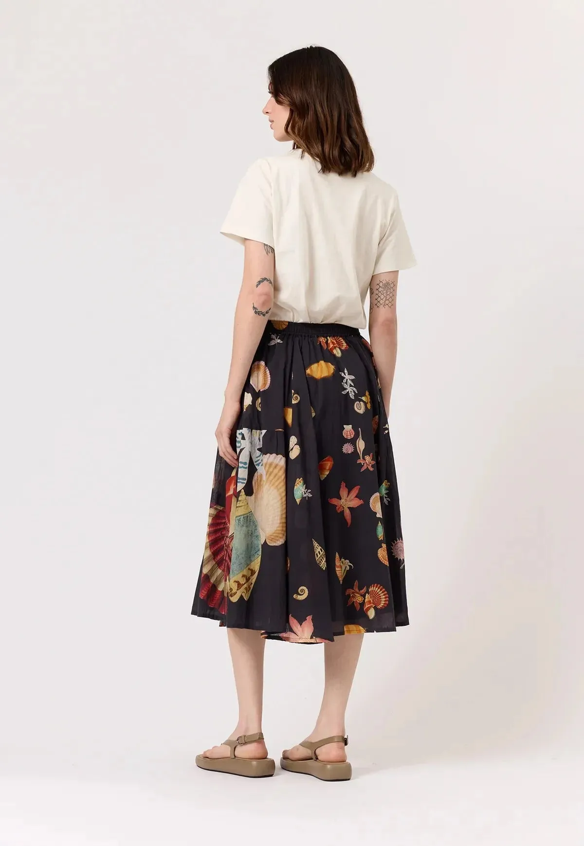 Charcoal Shell Nancybird Eula Skirt
