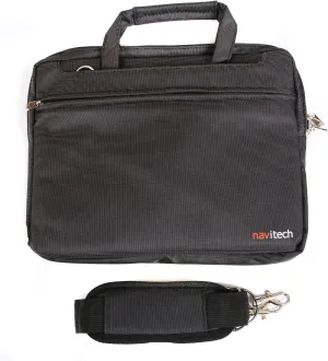 Navitech Black Sleek Premium Water Resistant Shock Absorbent Tablet Carry Bag Case Compatible with The Amazon Kindle Tablet