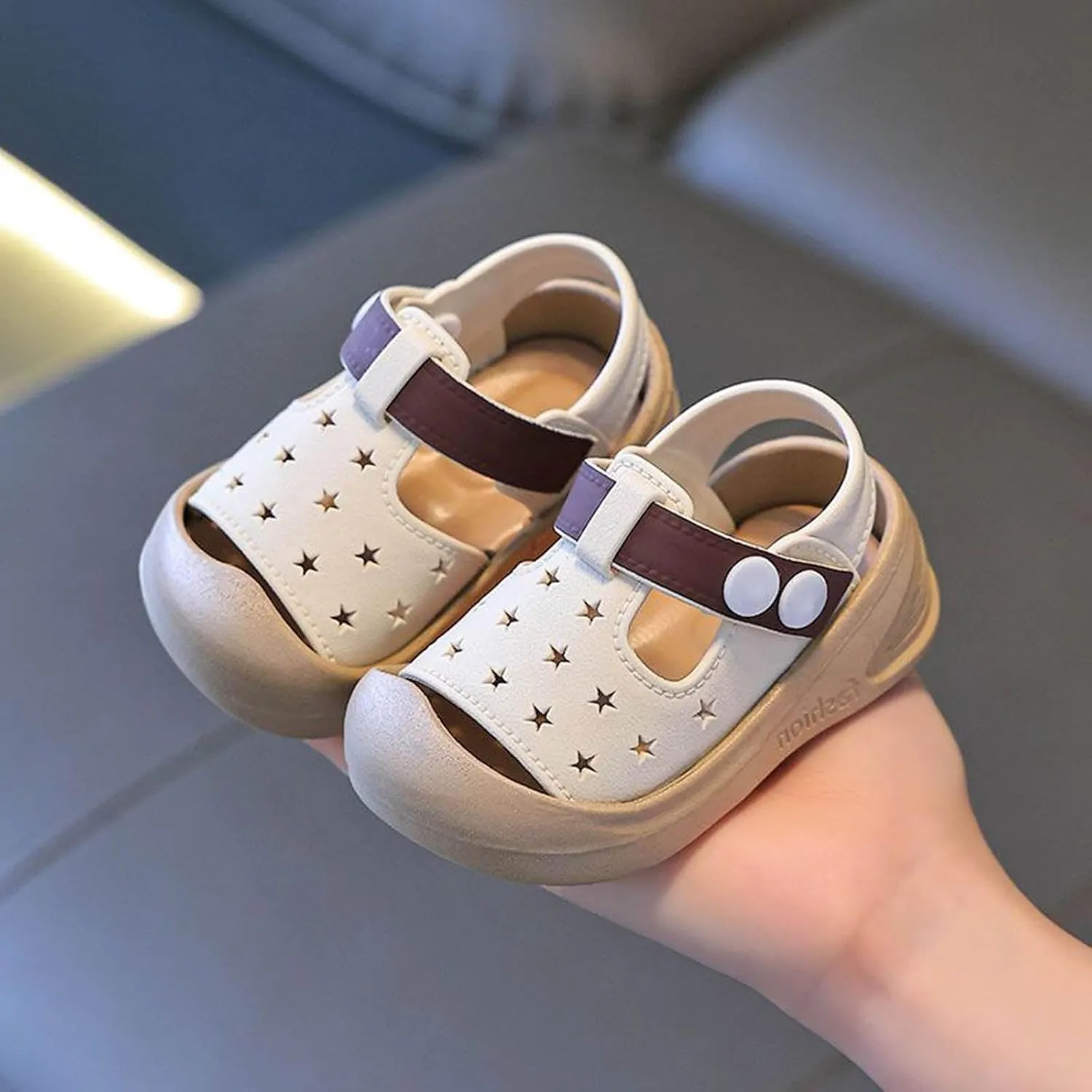 Open Toe Sandals Baby Toddler Shoes Infant Childrens Closed Toe Kick Non Slip Soft Bottom Boy Sandals