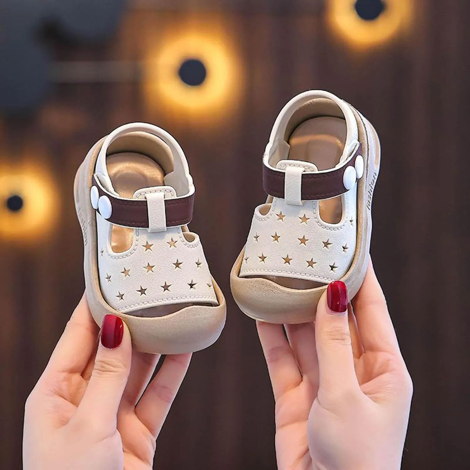 Open Toe Sandals Baby Toddler Shoes Infant Childrens Closed Toe Kick Non Slip Soft Bottom Boy Sandals