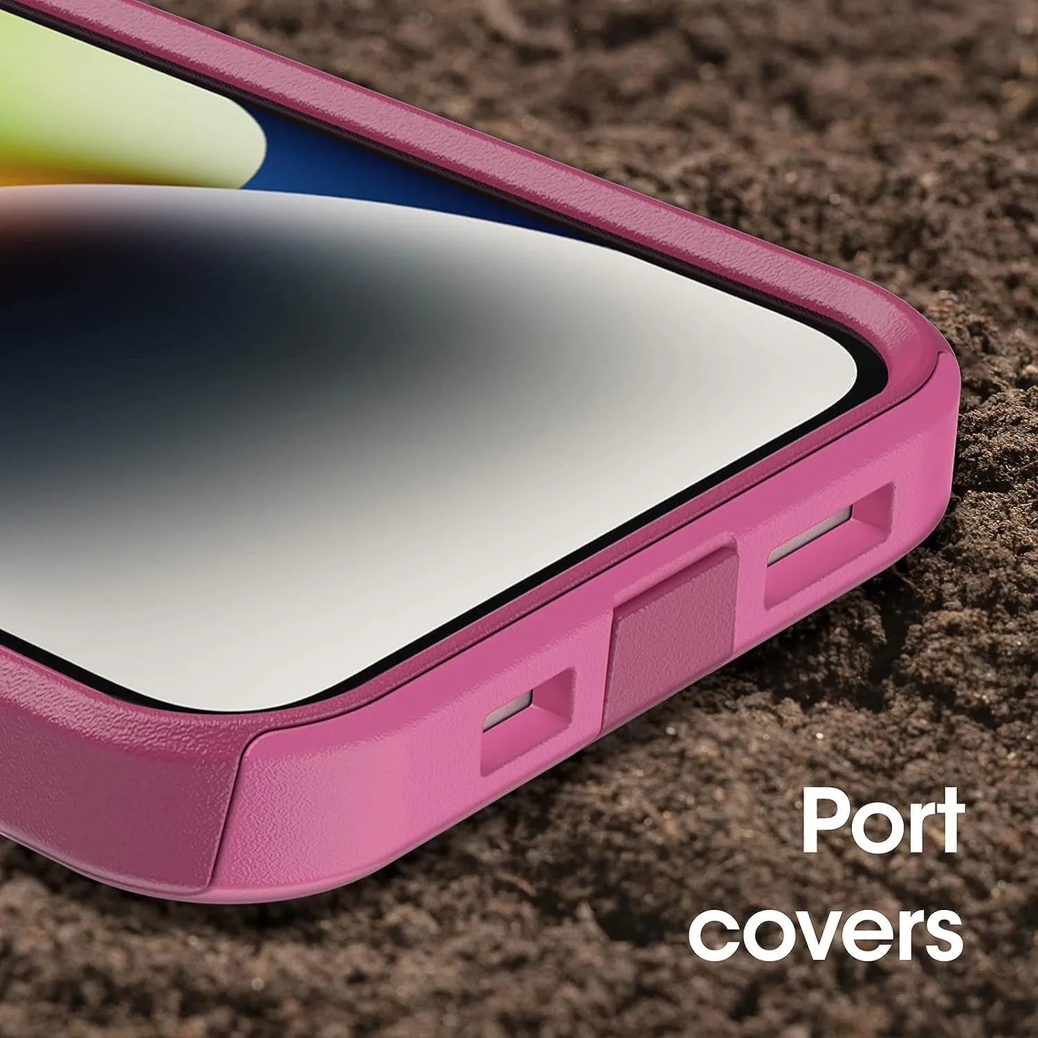 OtterBox Commuter Series Case for iPhone 14 & iPhone 13 (Only) - Non-Retail Packaging - Into The Fuchsia