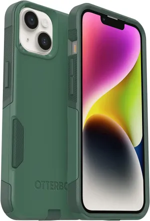 OtterBox Commuter Series Case for iPhone 14 & iPhone 13 (Only) - Non-Retail Packaging - (Trees Company (Green))