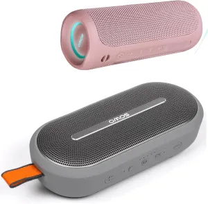 Outdoor Portable Bluetooth Speaker | Wireless IPX7 Waterproof Speaker | 25W Loud Sound | Bassboom Technology | 16H Playtime | Speaker with Lights