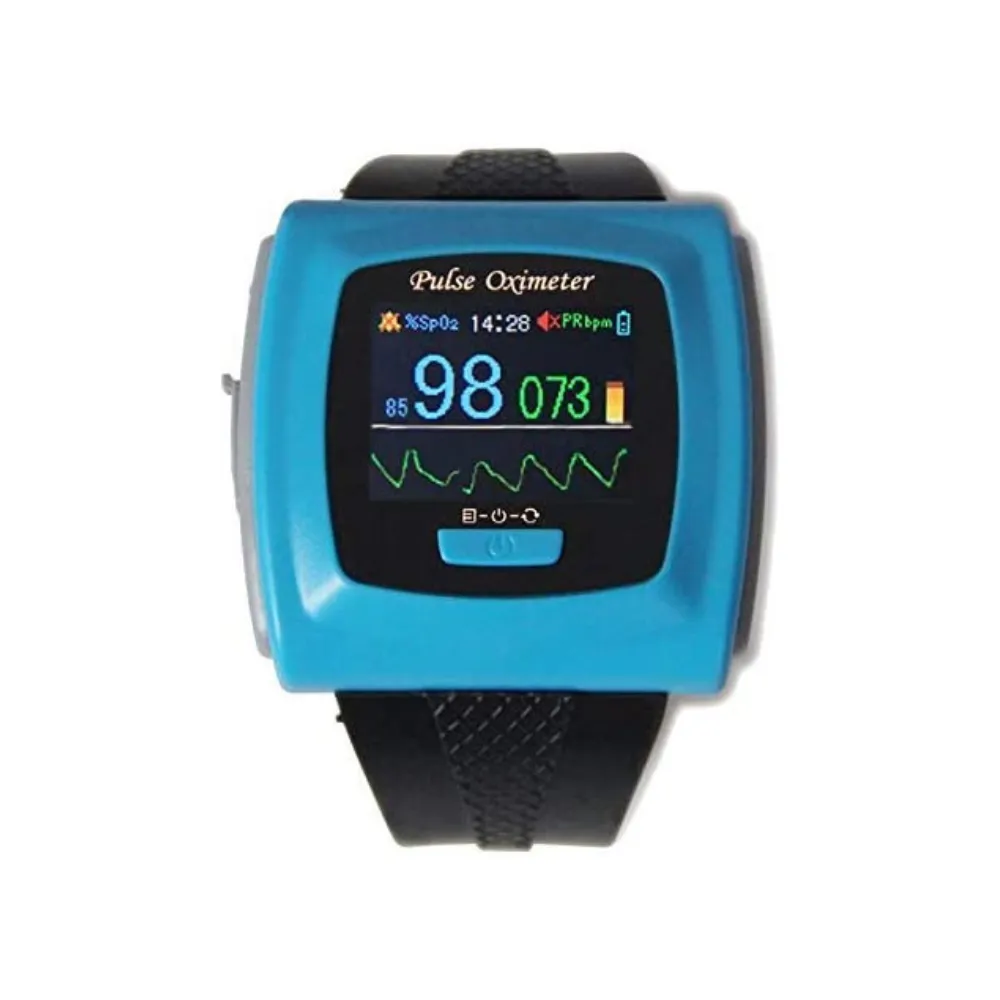 Overnight Fingertip Pulse Oximeter Watch, Accurate Oxygen Level Monitor
