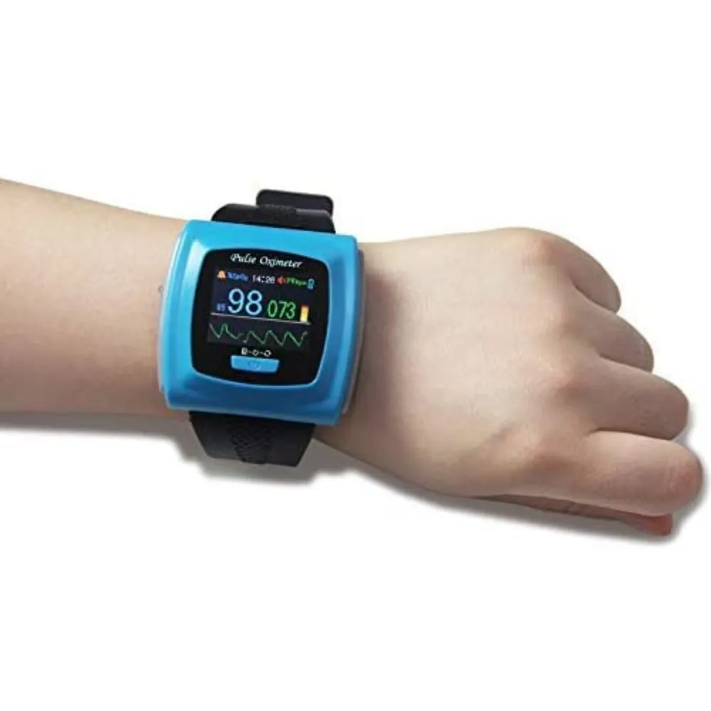 Overnight Fingertip Pulse Oximeter Watch, Accurate Oxygen Level Monitor