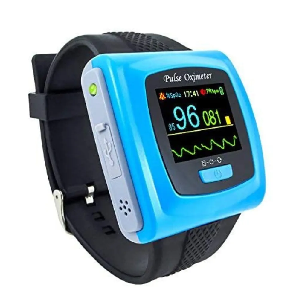 Overnight Fingertip Pulse Oximeter Watch, Accurate Oxygen Level Monitor