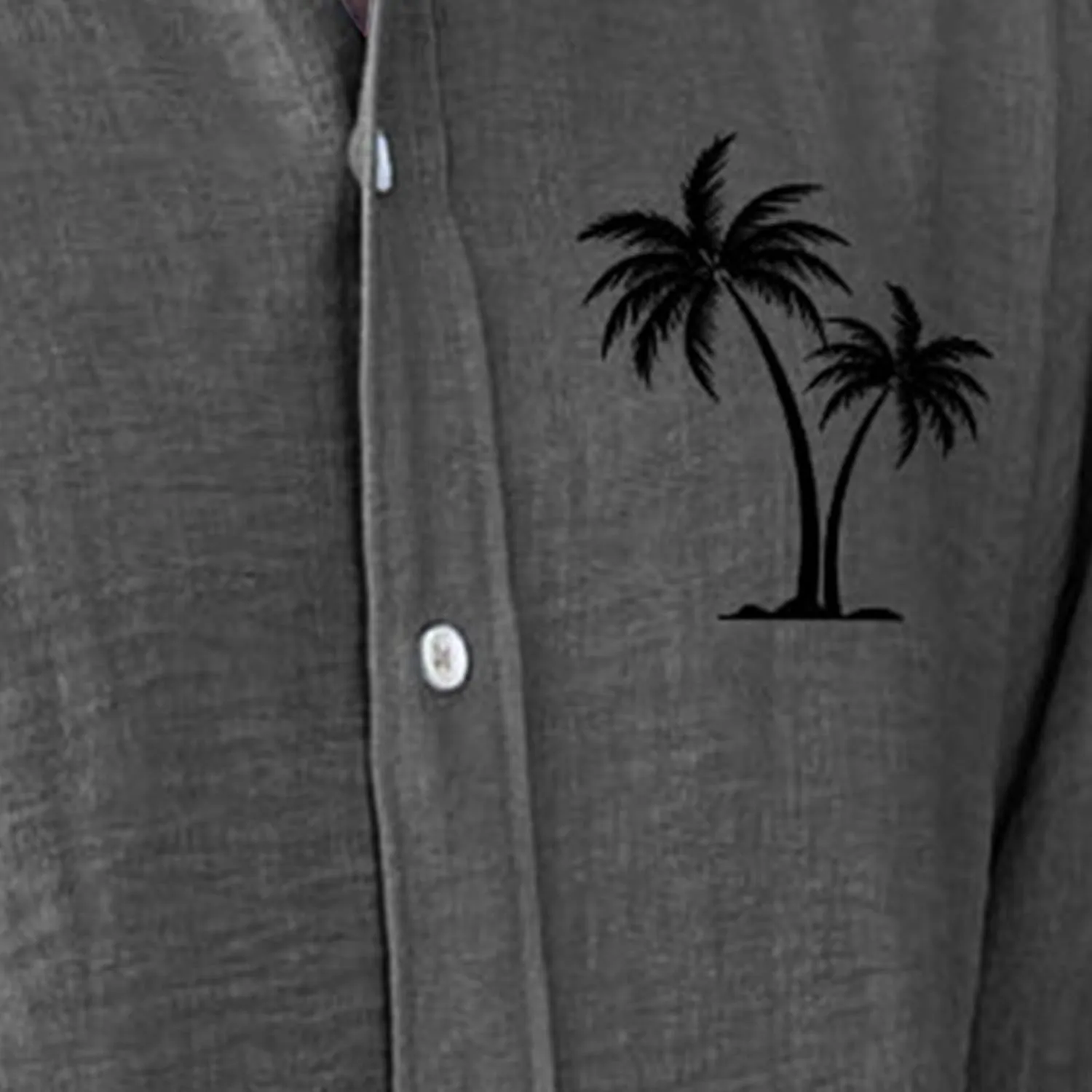 Oversized Linen Printed Shirts for Men Button Down Vacation Camping Wedding T-Shirt Summer Outdoor Beach Plain Tops