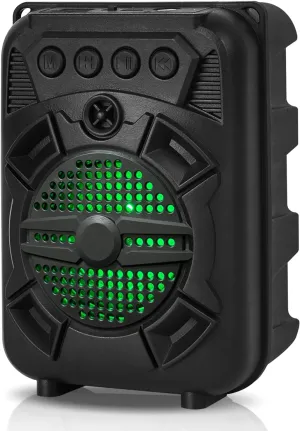 Portable Bluetooth Speakers with Lights, Bluetooth 5.0, Wireless TWS Portable Speaker for Outdoor Camping Party Home