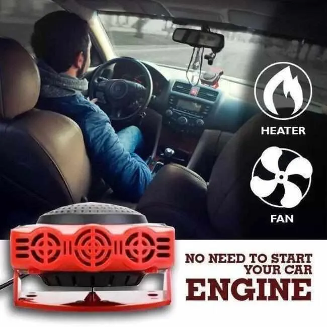 Portable Car Heater - Portable Car Window Defroster - 12V Car Heater