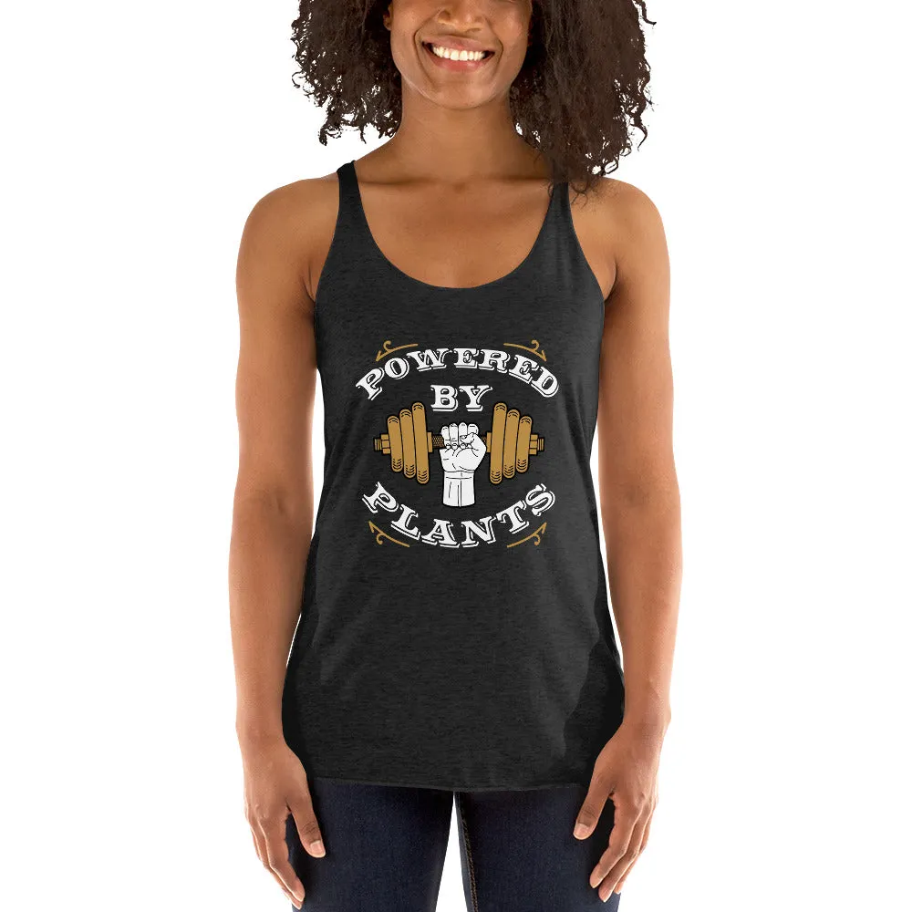 Powered By plants Women's Racerback Tank