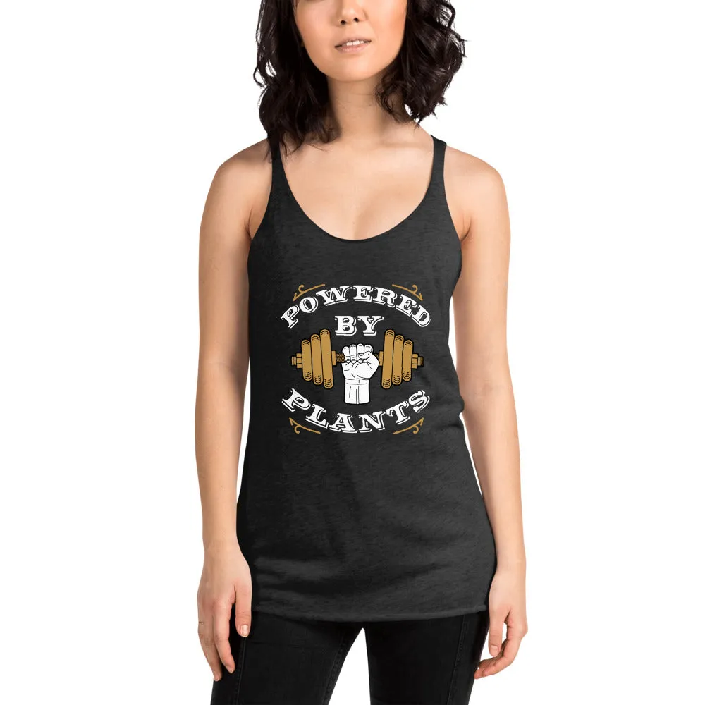 Powered By plants Women's Racerback Tank