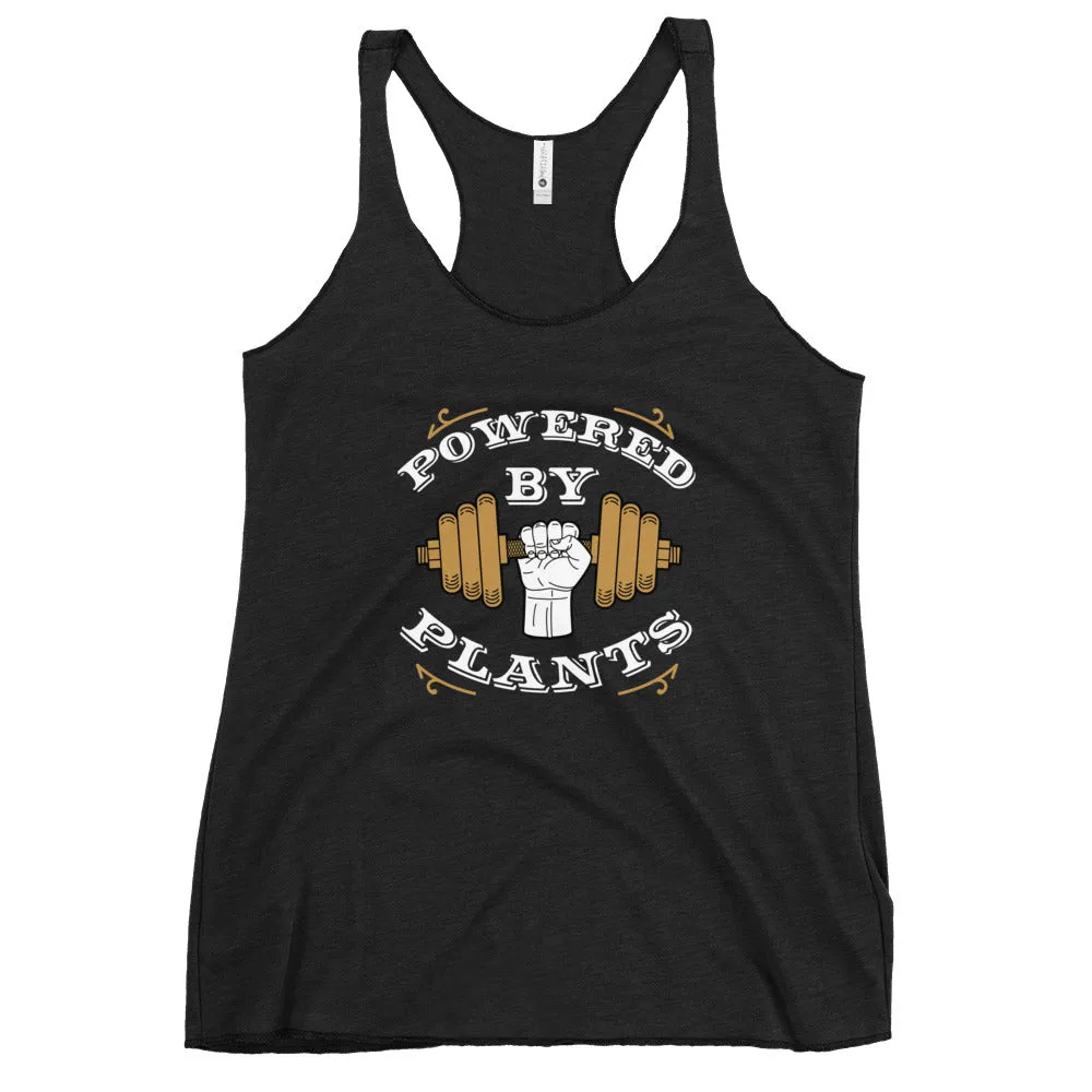 Powered By plants Women's Racerback Tank