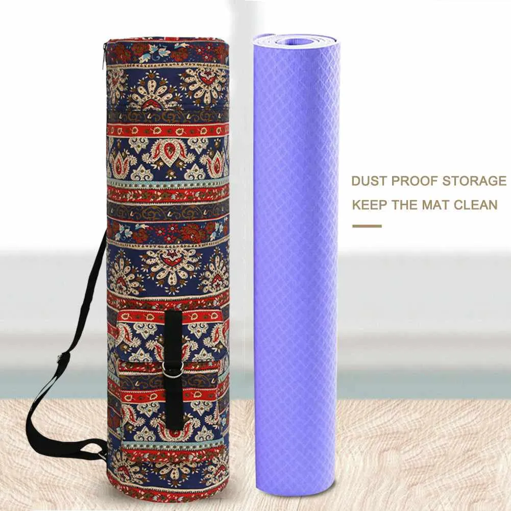 Printed Gym Mat Cover Bag