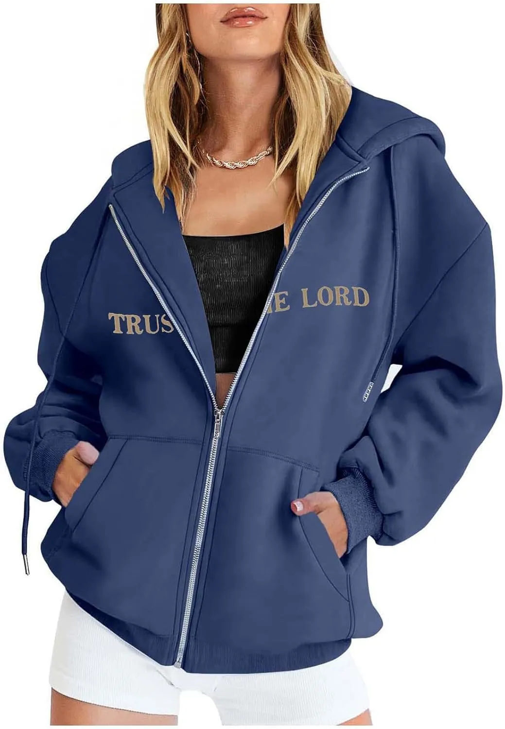PTOLOCIF Y2k Hoodie Zip up Women Fashion Letter Print Graphic Sweatshirts Long Sleeve Y2k Goth Jackets Aesthetic Streetwear