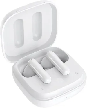 QCY T13 ANC Active Noise Cancelling Wireless Earbuds, Bluetooth 5.3 Headphones with 30H Playtime Charging Case, IPX5 Waterproof Ear Buds for iPhone and Android, White