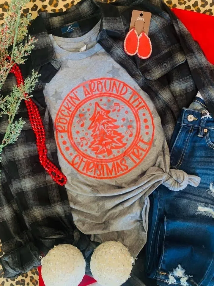 Rockin Around the Christmas Tree Tee