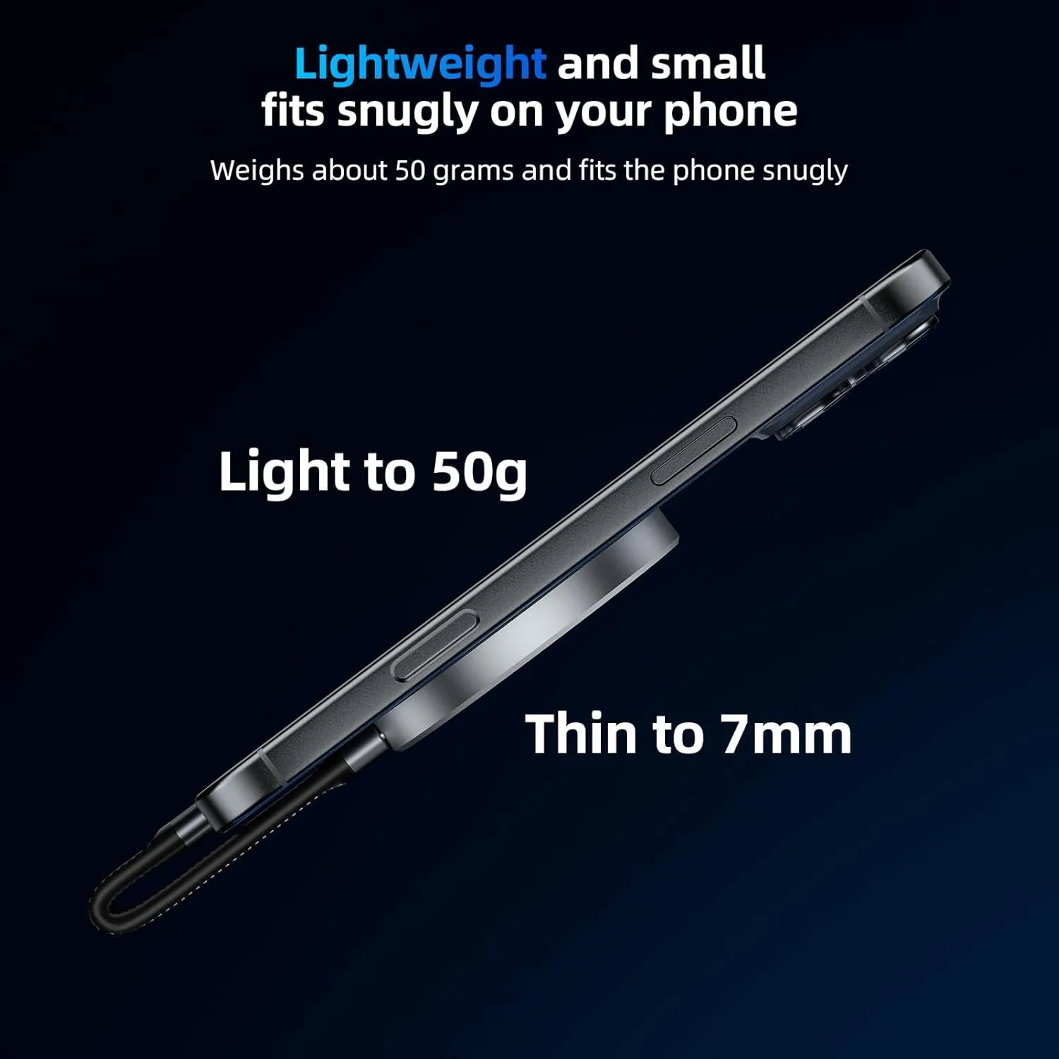 SAN ZANG MASTER Magnetic Portable Solid State Drives: Ultra-Thin, Portable Design for Secure Grip, Easy Connectivity, and Reliable Performance (1, TB)