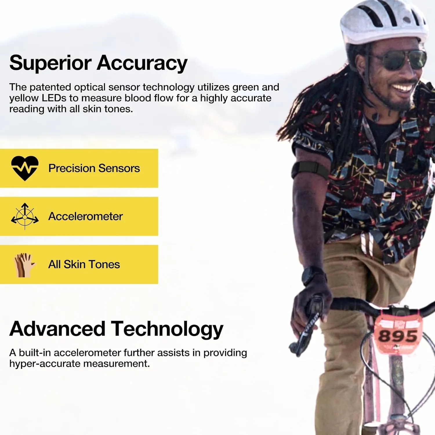 Scosche Rhythm R 2.0: Advanced Waterproof & Dustproof Heart Rate Monitor Armband with ANT  & BLE Bluetooth Smart for Accurate Workout Tracking Compatible with Smartphones, Wahoo, Peloton, NordicTrack