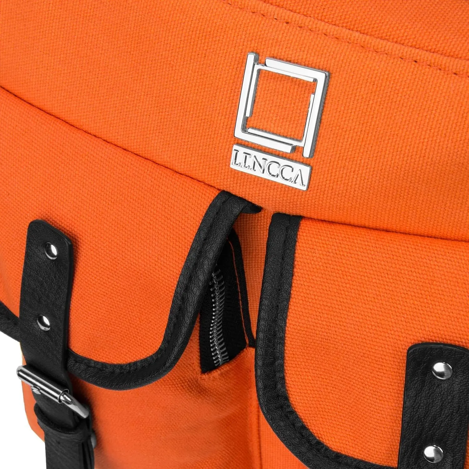 Secure Protective Water Resistant Canvas Backpack Shoulder Bag for Lenovo Chromebook Flex 5 13, HP Envy, MacBook Pro M2 13