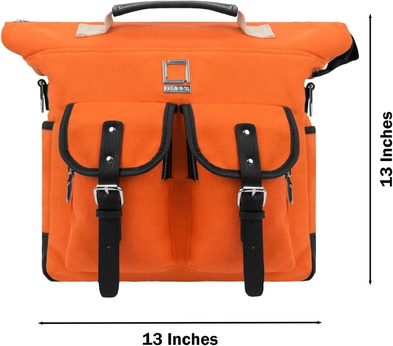 Secure Protective Water Resistant Canvas Backpack Shoulder Bag for Lenovo Chromebook Flex 5 13, HP Envy, MacBook Pro M2 13