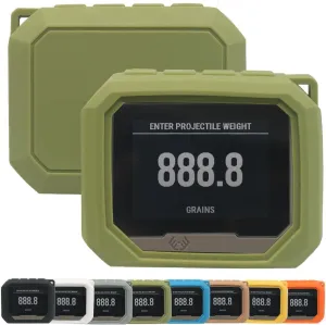 Silicone Protective Case for Xero C1 Pro Chronograph  Full Coverage with 2pcs Tempered Glass Screen Protectors, Silicone Hand Strap, Shockproof, Anti-Scratch, Non-Slip, Green (Case Only)