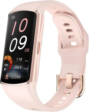 Smart Watch Fitness Tracker with 24/7 Heart Rate, Blood Oxygen Blood Pressure Monitor Sleep Tracker 120 Sports Modes Activity Tracker Step Calorie Counter IP68 Waterproof for Andriod iPhone Women Men