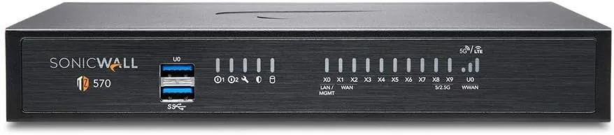 Sonicwall TZ570 Secure Upgrade Plus - 3YR Advanced Edition (02-SSC-5687) | TZ570 Network Security Appliance with 3 Year Advanced Protection Service Suite | Next-Generation Firewall