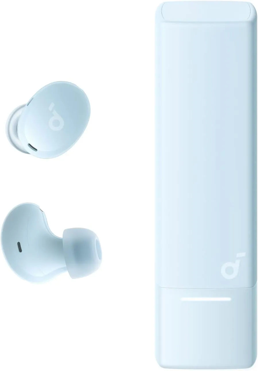 Soundcore A30i by Anker, Smart Noise Cancelling Earbuds, Lipstick-Shaped Stylish Design, Tiny, Lightweight Comfort, Clear Sound, IP54, 15H Playtime in ANC Mode, Wireless Earbuds, Bluetooth 5.4