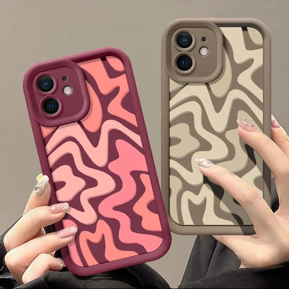 Striped Pattern Phone Case Mobile Phone Case for iPhone 16 15 14 13 12 11 Pro Max XR XS Max 7 8 Plus Mini Soft Cover,2,for iPhone 13 Pro