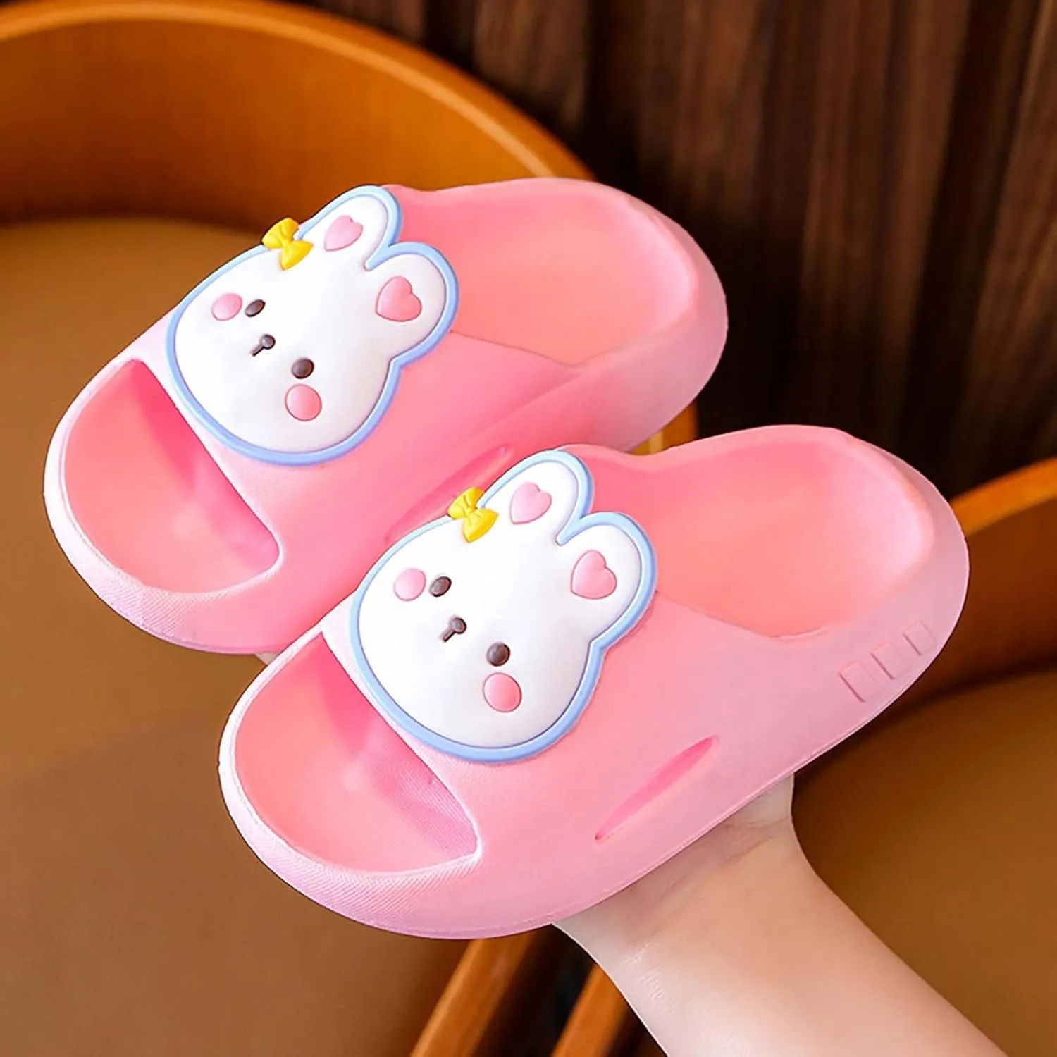Summer Dress Shoes for Kid/Big Kid Boys And Girls Slippers Comfortable Soft Sole Thick Bottom Non Slip Home Cute Cartoon Slippers