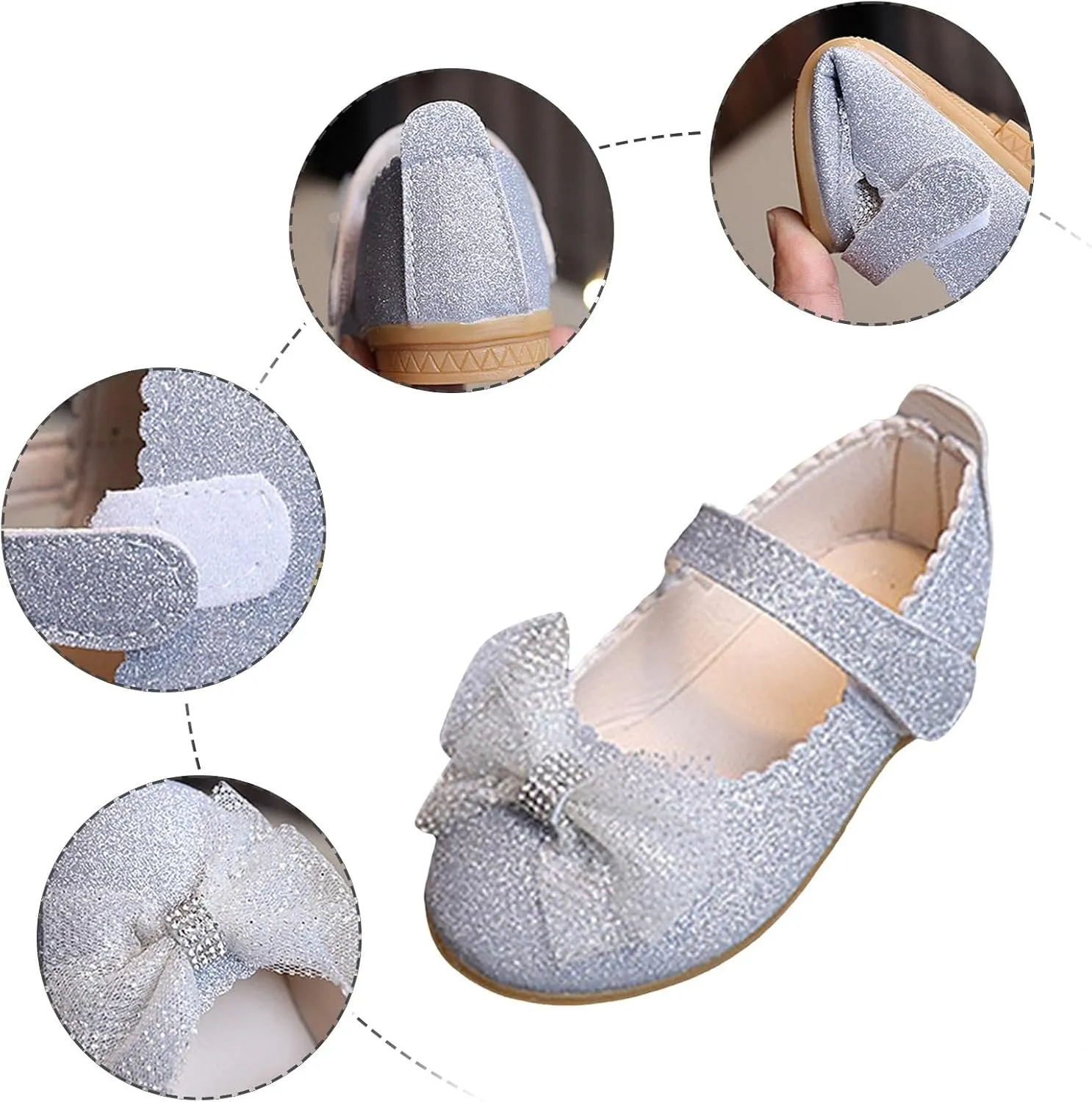 Summer Sandals Athletic Girls Princess Shoes New Children's Shoes Shiny Spring And Summer Small Leather Girl Baby Single Soft Sole