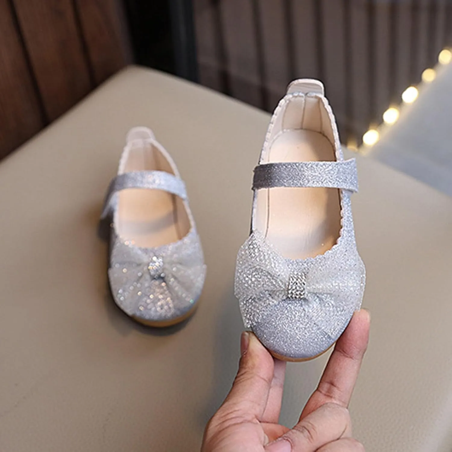 Summer Sandals Athletic Girls Princess Shoes New Children's Shoes Shiny Spring And Summer Small Leather Girl Baby Single Soft Sole