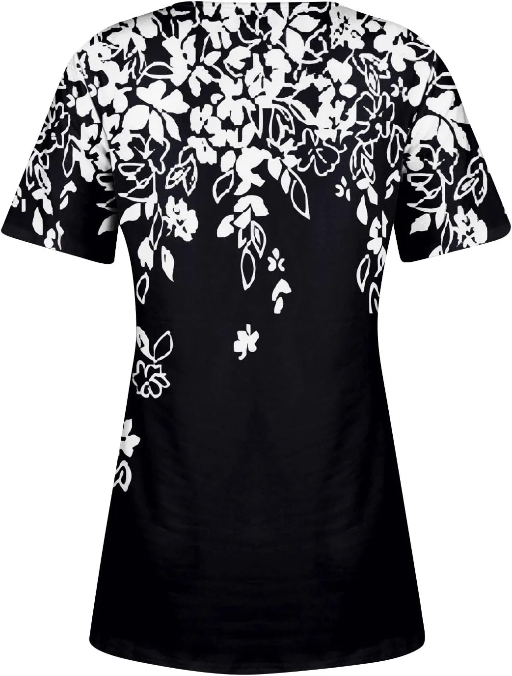Summer Tops for Women 2025 Trendy Boho Floral Shirts Short Sleeve V Neck T-Shirt Graphic Tees Blouse